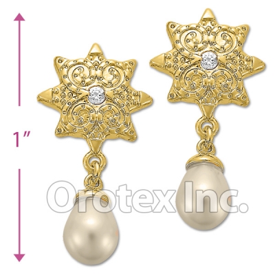 ES 027 Gold Layered CZ Stud Earrings